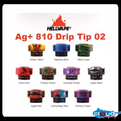 Hellvape 810 Drip Tips - With O-Rings