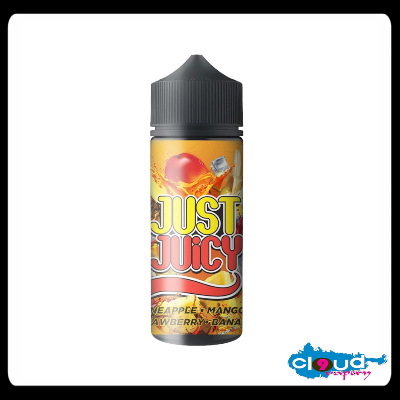 JUST JUICY - Pineapple, Mango, Strawberry, Banana 120ml
