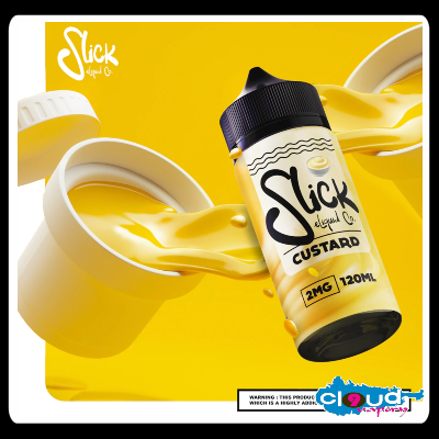 NCV - Slick E-Liquid Co - Slick Custard 120ml 2mg